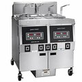 Henny Penny OFG-322 2-Well Natural Gas Open Fryer with Computron 1000 Controls - 175000 BTU 853OFG32205
